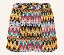 Shorts mit Glitzergarn