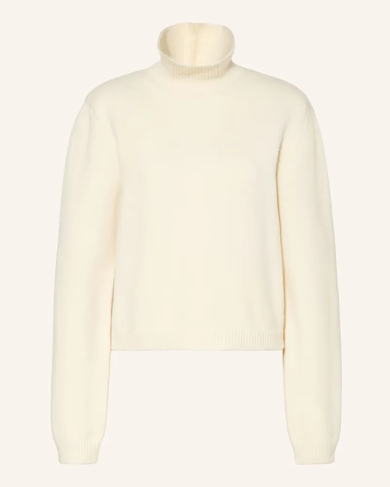 Róhe Pullover Mit Cashmere weiss Creme