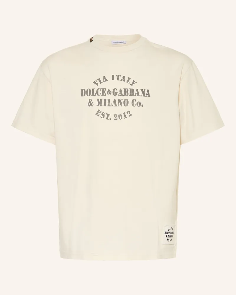 Dolce & Gabbana T-Shirt weiss Creme