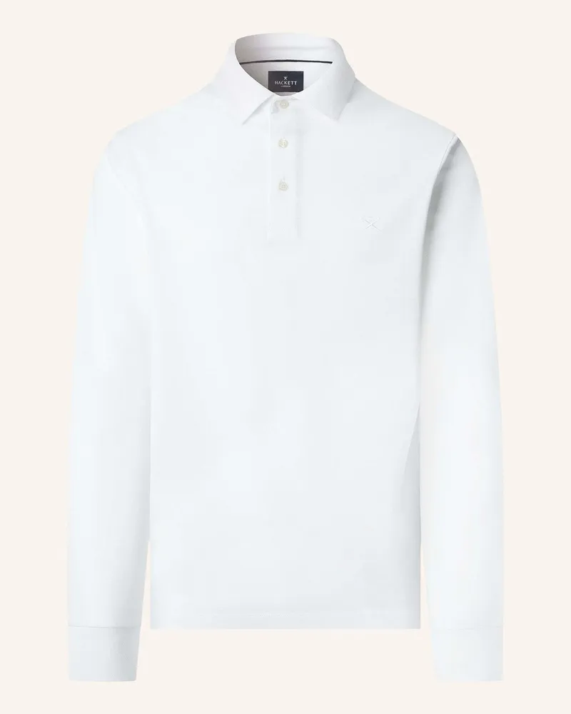 Hackett Poloshirt MERCERISED POLO LS Weiss