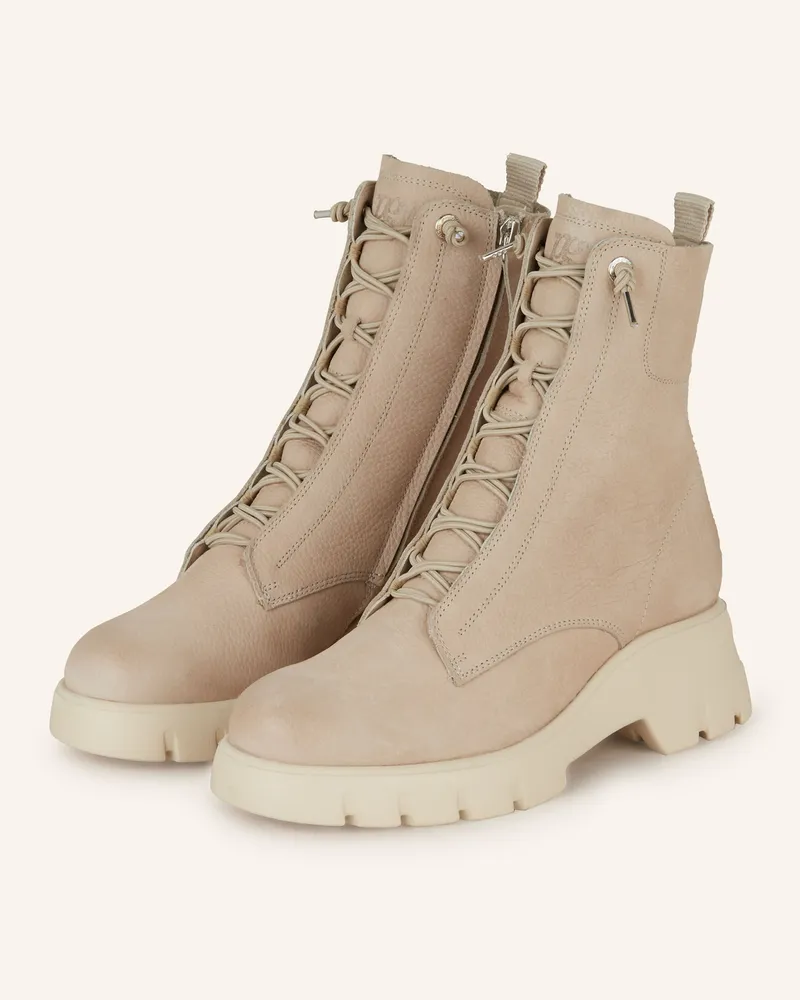 paul green Schnürboots beige Beige