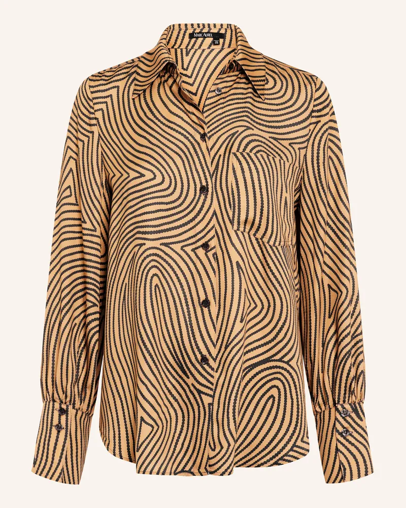 MARC AUREL Bluse Braun