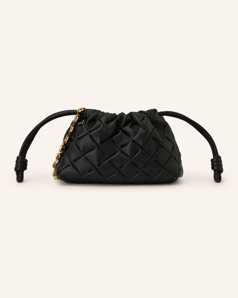 Loewe Clutch Flamenco Mini schwarz Schwarz