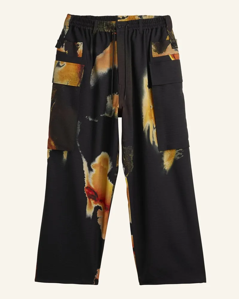 Y-3 Y-3 Aop Sport Uniform Cargohose schwarz Schwarz