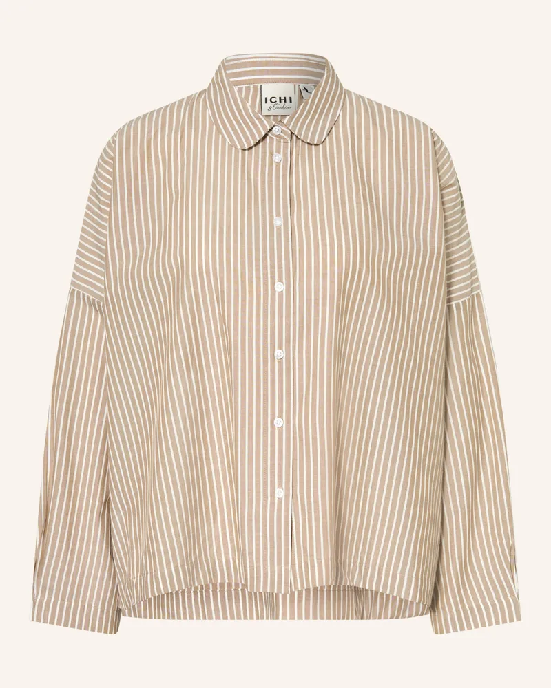 ICHI Hemdbluse Ihgiley braun Camel