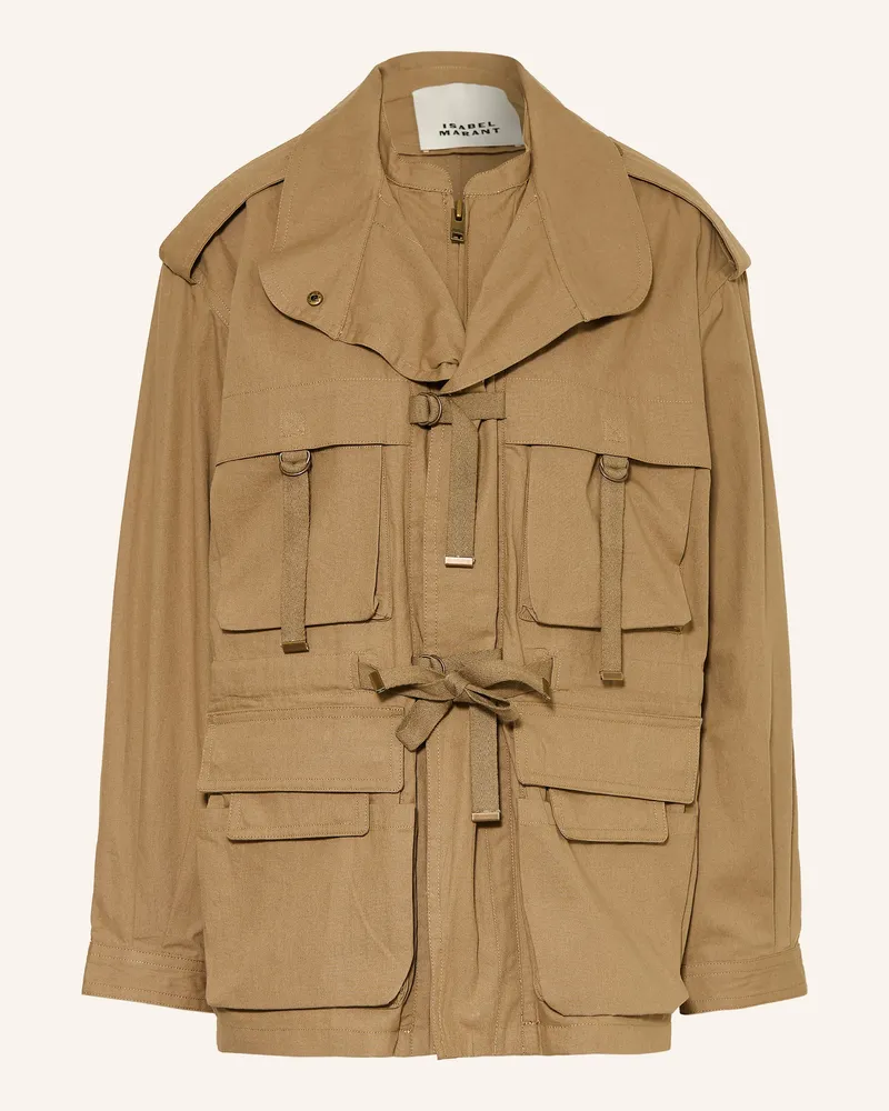 Isabel Marant Fieldjacket Beriza gruen Khaki