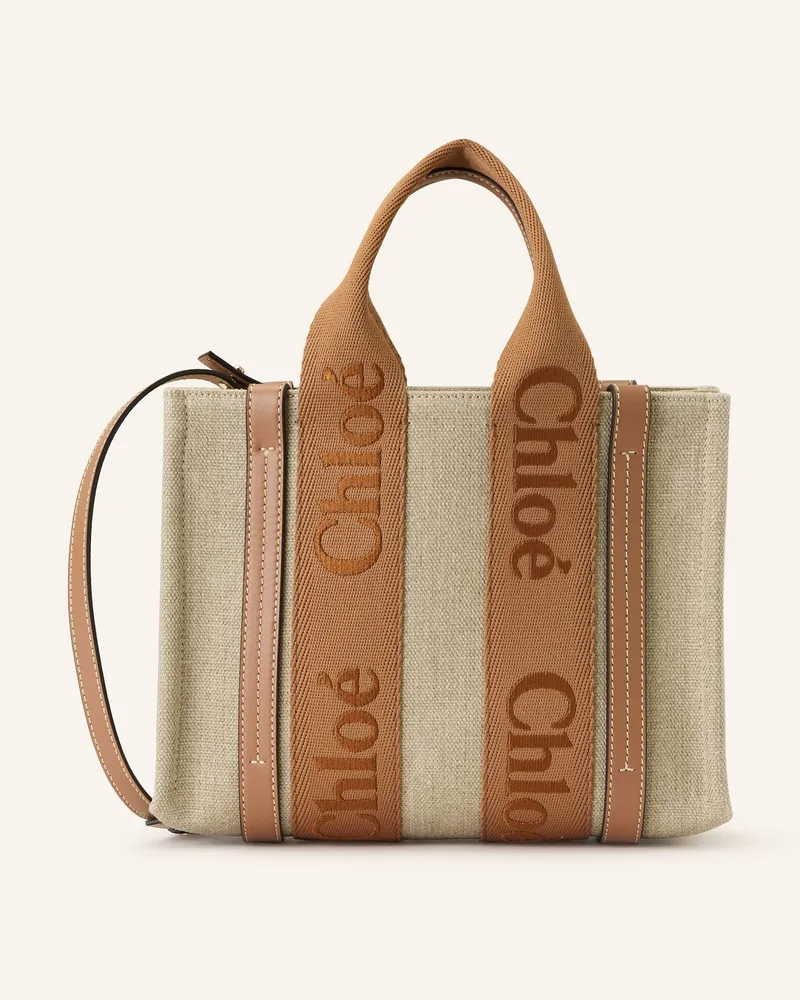 Chloé Handtasche Woody beige Dusty