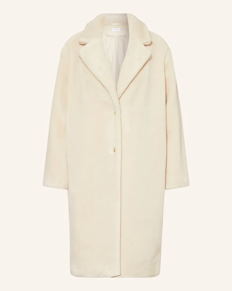 Darling Harbour Kunstfell-Mantel Creme