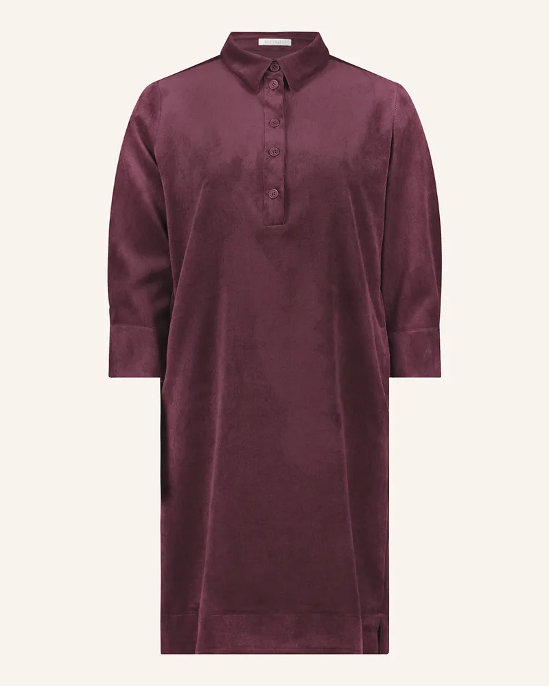 Betty Barclay Cordkleid mit 3/4-Arm Dunkellila