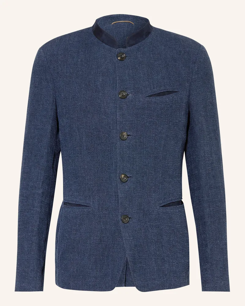 Habsburg Leinenjanker LOOSDORF Dunkelblau