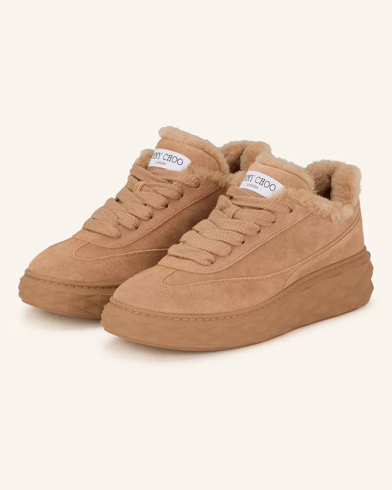 Jimmy Choo Sneaker DIAMOND MAXI RETRO Camel