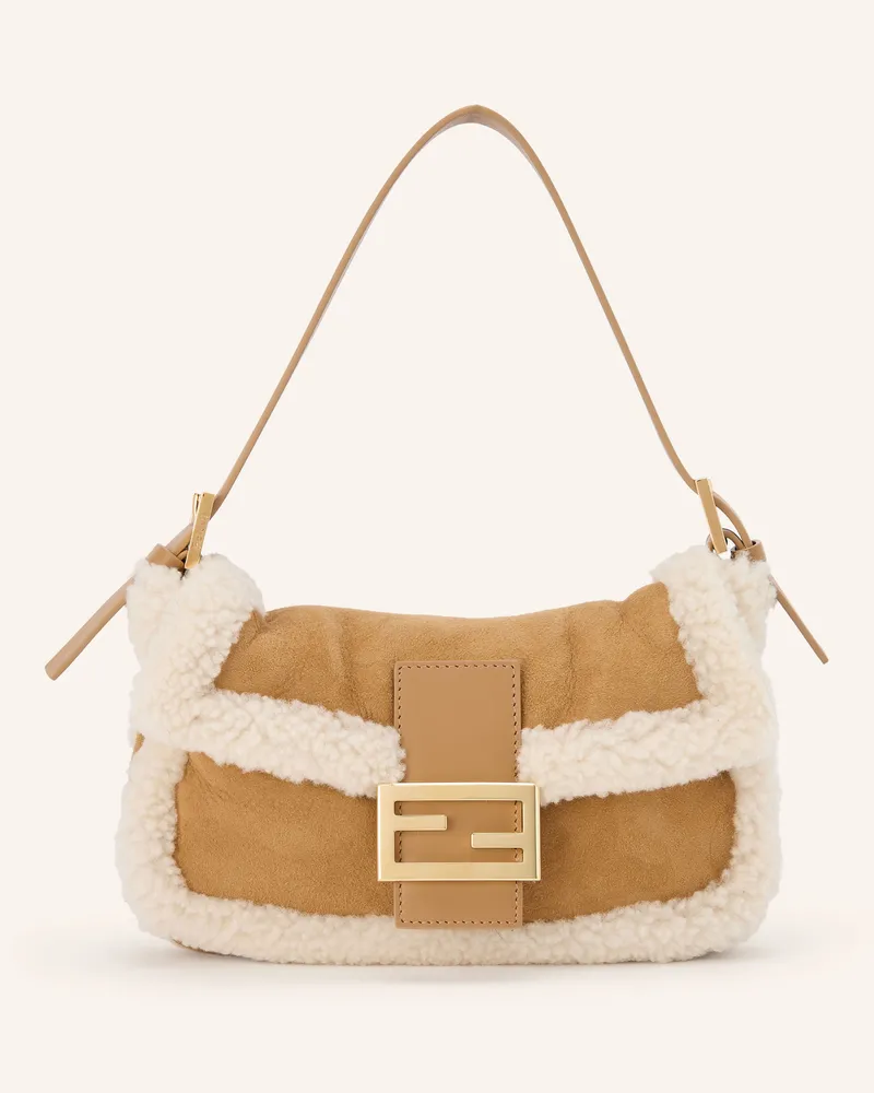 Fendi Handtasche Baguette braun Camel