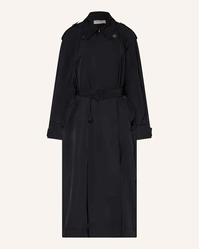 GAUCHERE Trenchcoat schwarz Schwarz