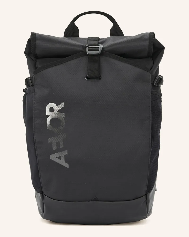 AEVOR Rucksack Roll Pack 20 L Mit Laptop-Fach schwarz Schwarz