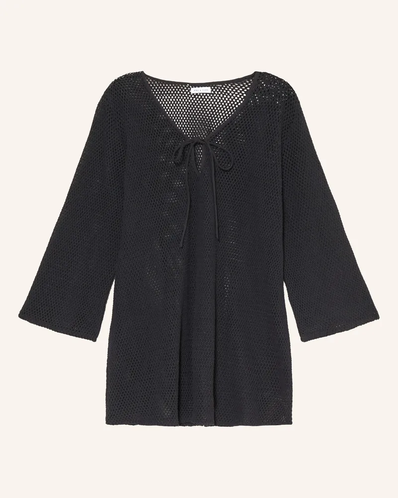Mrs & HUGS Häkeltunika Schwarz