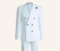 Anzug Slim Fit blau