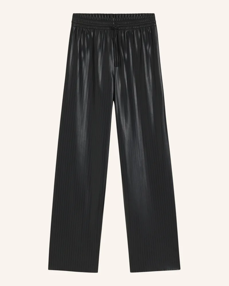 HUGO BOSS Business Hose TALPINA Relaxed Fit Schwarz