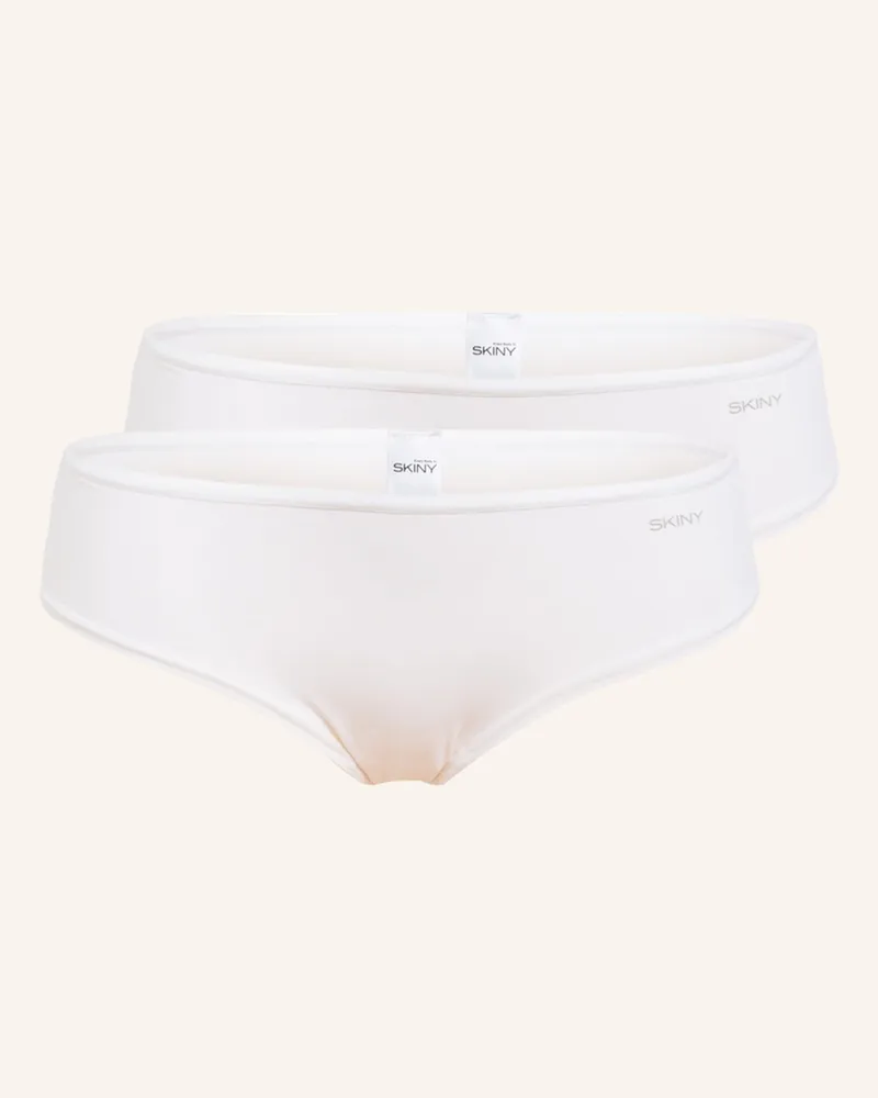 Skiny 2er-Pack Panties weiss Ecru
