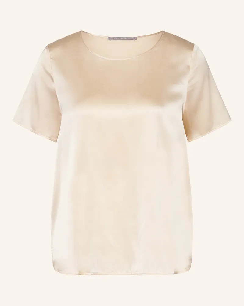 (THE MERCER) N.Y. Blusentop aus Seide Creme