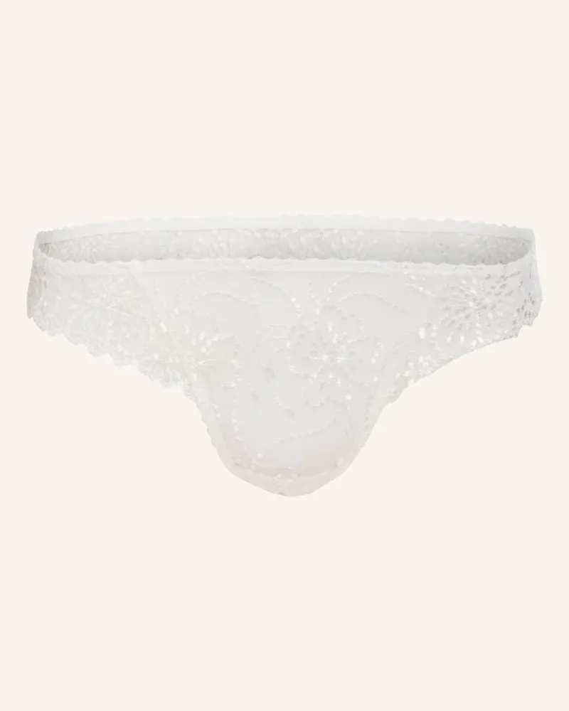 Marie Jo String Jane Mit Schmuckperlen weiss Ecru