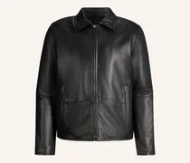 Lederjacke schwarz