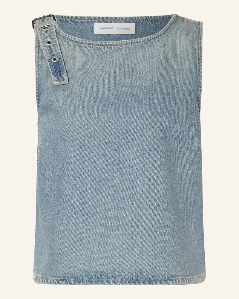 Samsøe & Samsøe Top SAMOLLY Blau
