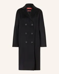 Max Mara Wollmantel MERINGA Schwarz