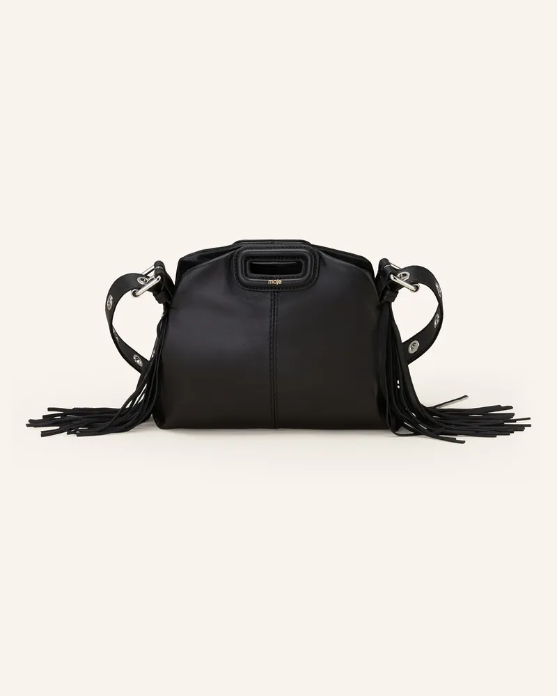 Maje Handtasche Mini schwarz Schwarz