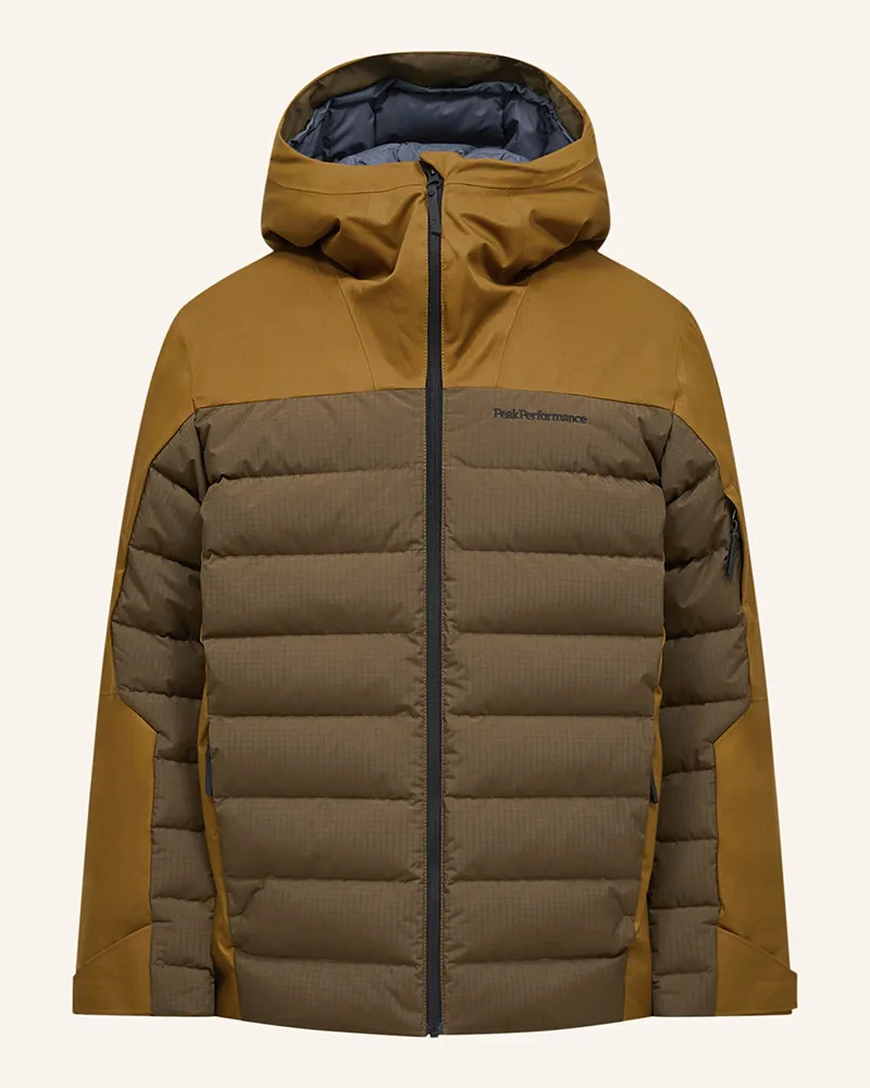 Peak Performance Daunen-Skijacke SHRED Hellbraun