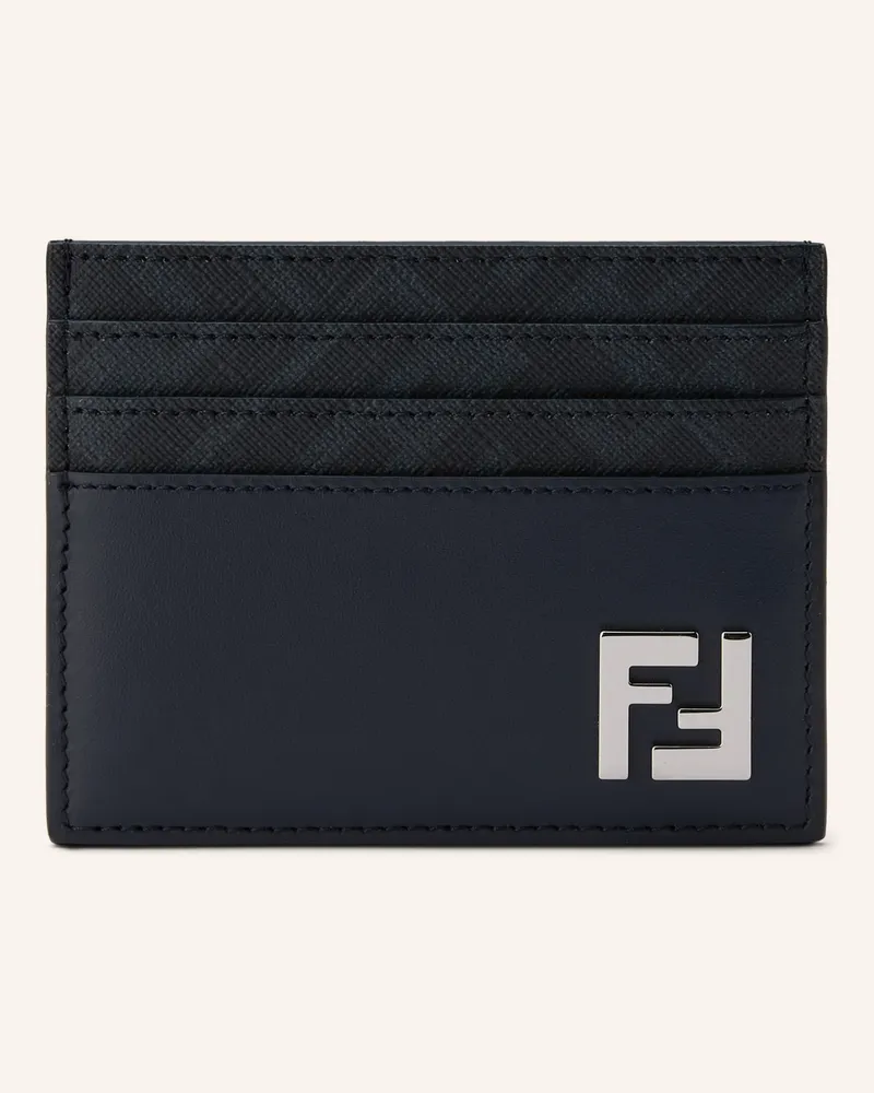 Fendi Kartenetui blau Dunkelblau