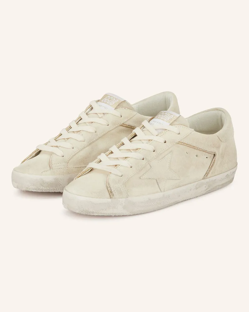 Golden Goose Sneaker Super-Star weiss Ecru