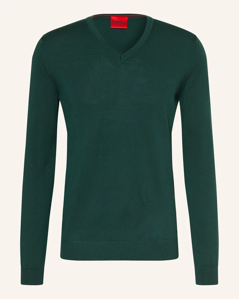 HUGO BOSS Pullover SAN VREDO Dunkelgrün