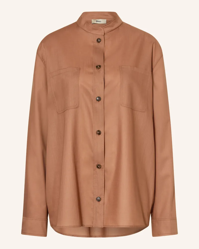 Herno Bluse braun Braun