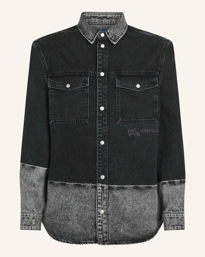 Karl Lagerfeld Hemd Schwarz