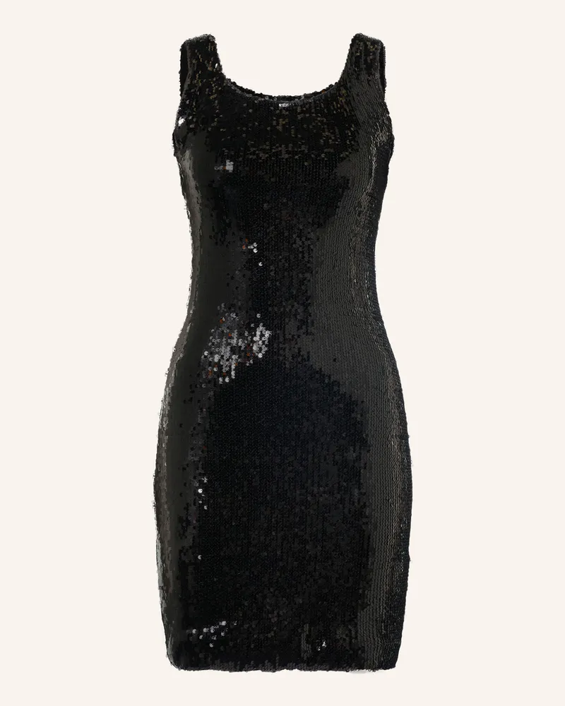 Miss Goodlife Kleid Glamour Glow Mit Pailletten schwarz Schwarz