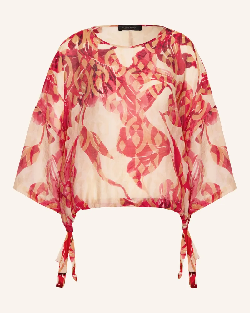 Elena Mirò Blusenshirt Mit 3/4-Arm pink Rot