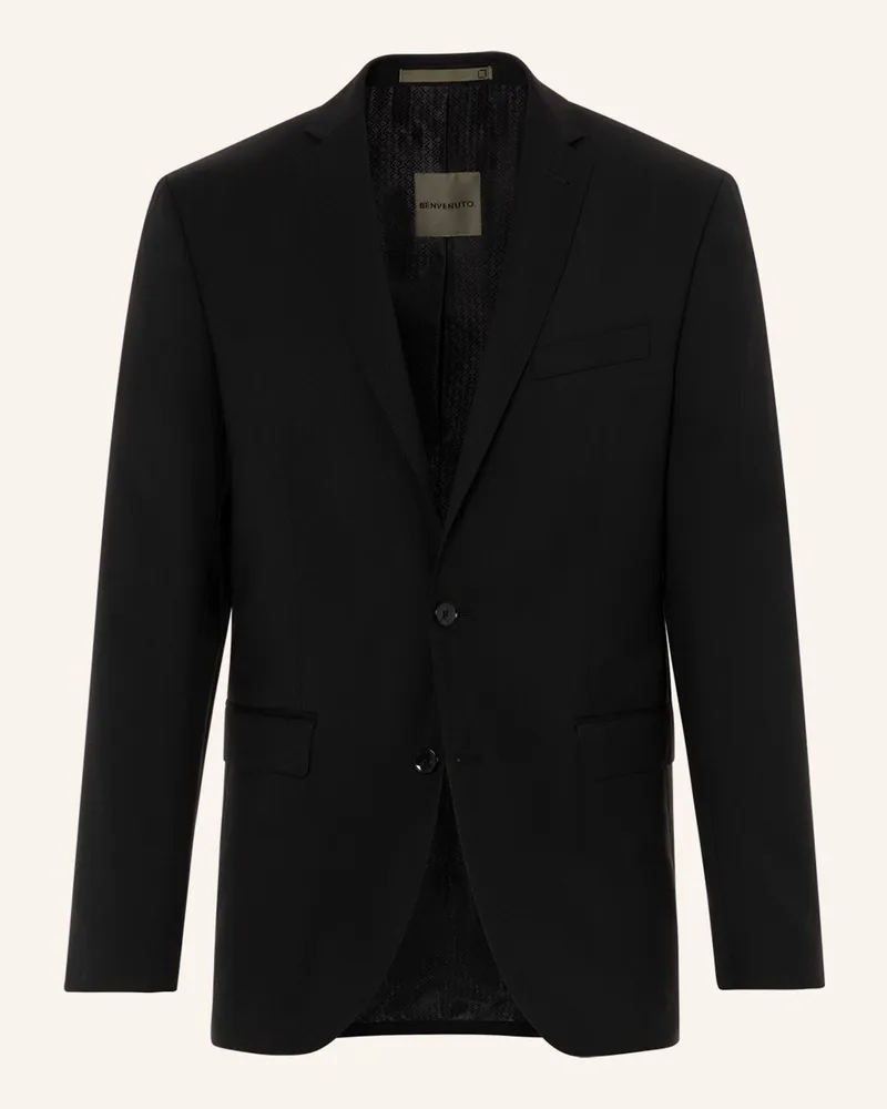 Benvenuto Anzugsakko Romeo Slim Fit schwarz Schwarz