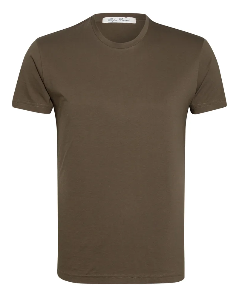 Stefan Brandt T-Shirt Enno gruen Oliv