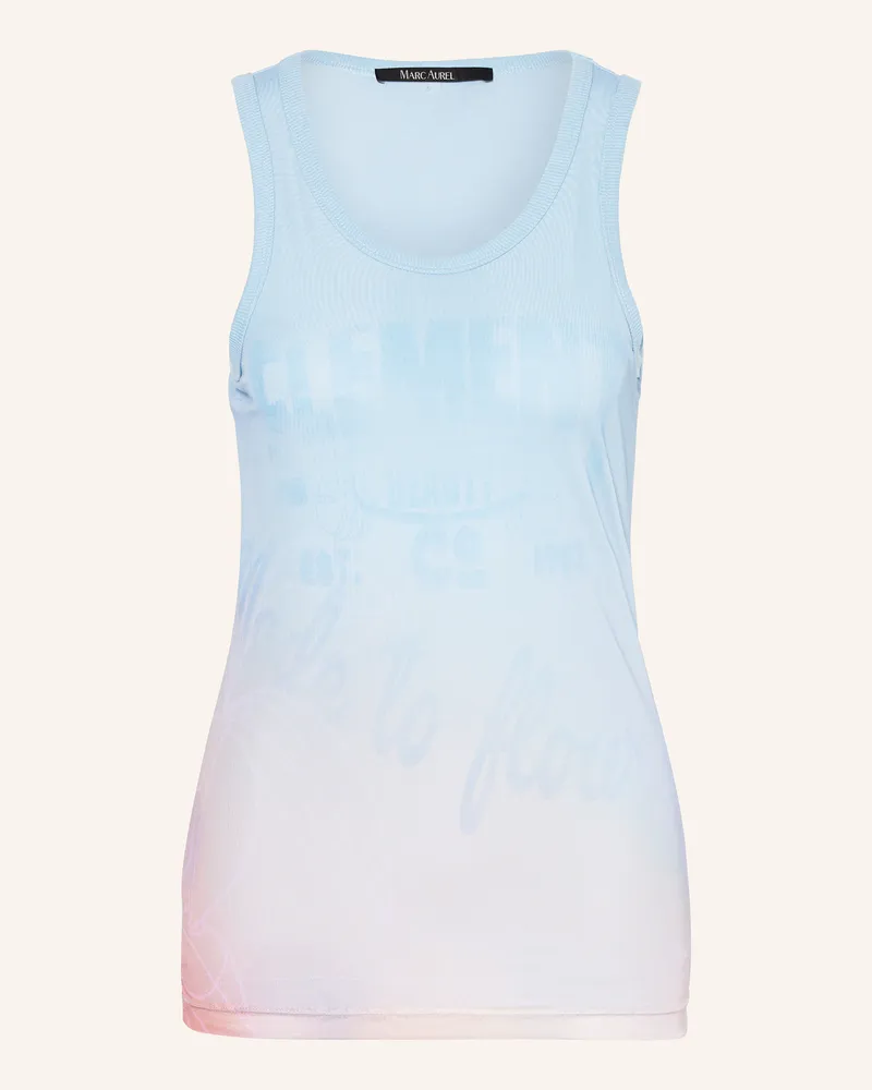 MARC AUREL Mesh-Top Hellblau