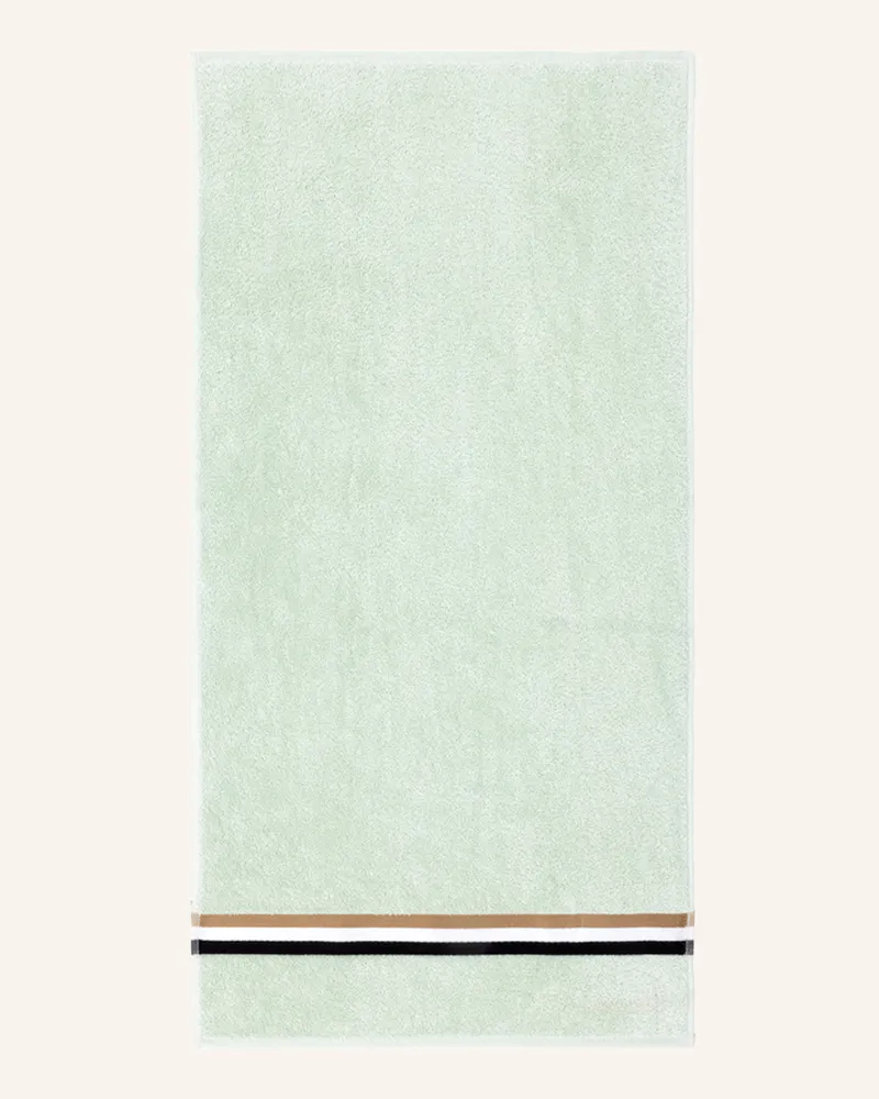 HUGO BOSS Duschtuch Blinea gruen Hellgrün