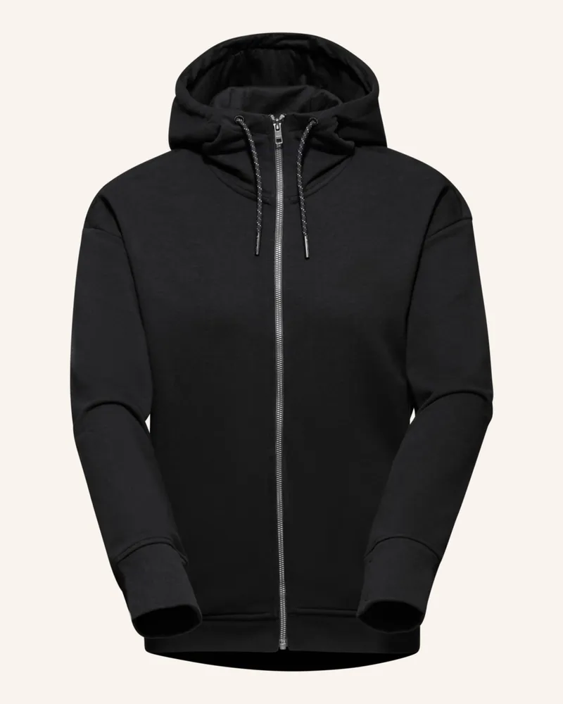 Mammut Midlayer Jacke MAMMUT mit Kapuze Schwarz