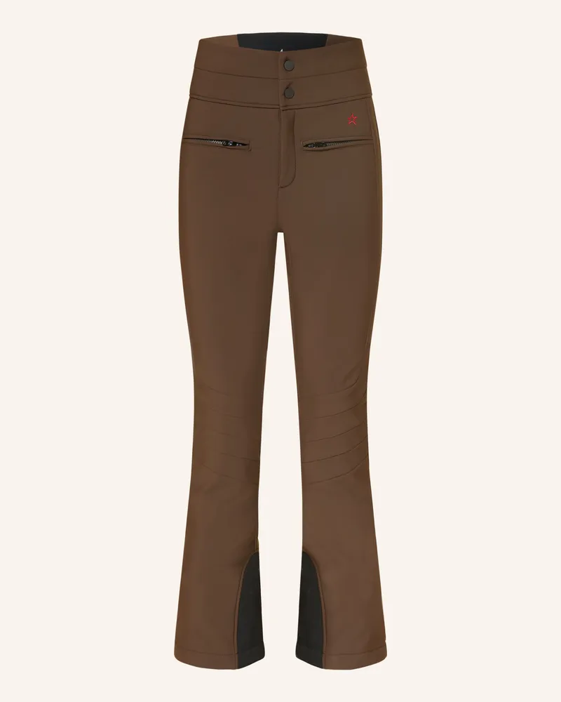 Perfect Moment Softshell-Skihose AURORA Braun