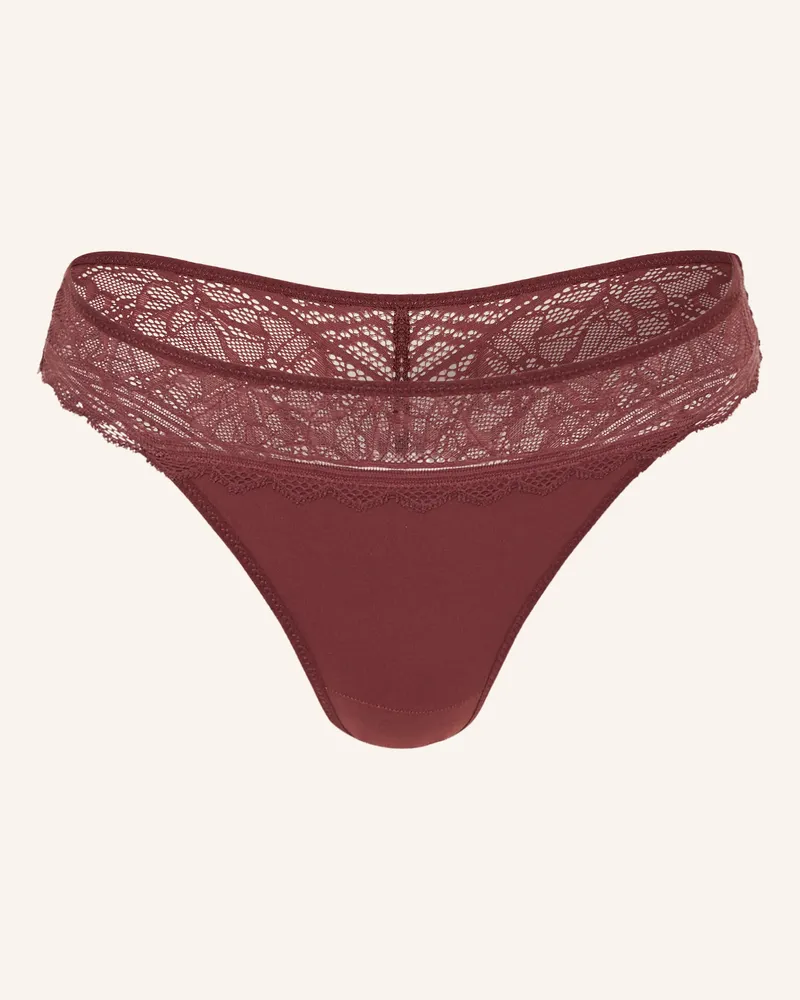 Chantelle String Floral Touch rot Altrosa