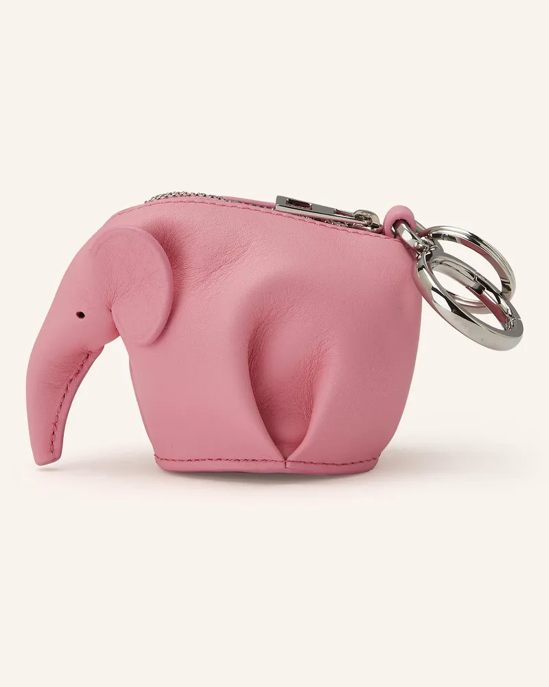 Loewe Taschenanhänger Elephant Charm pink Pink