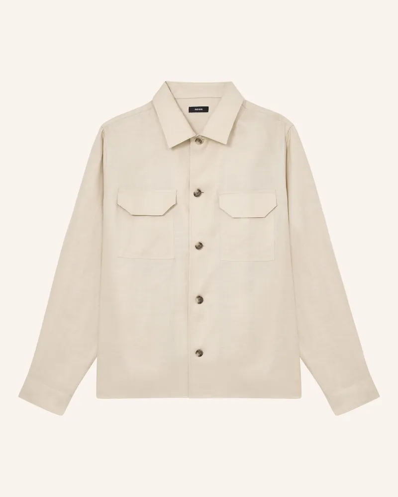 Reiss Hemd Polasio Regular Fit beige Ecru