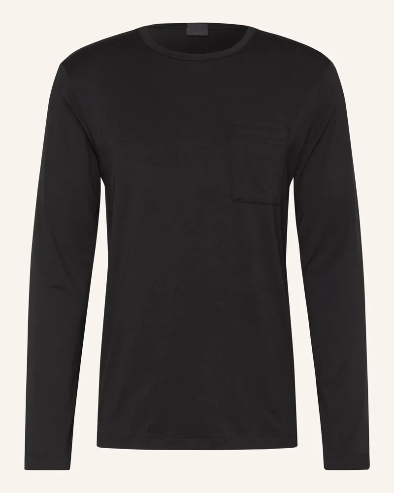 Mey Lounge-Shirt Jefferson schwarz Schwarz