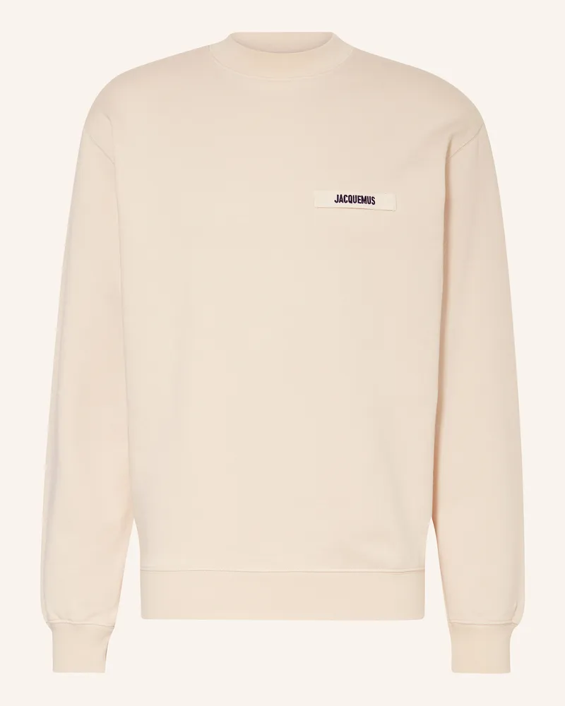 Jacquemus Sweatshirt LE SWEATSHIRT GROS GRAIN Beige