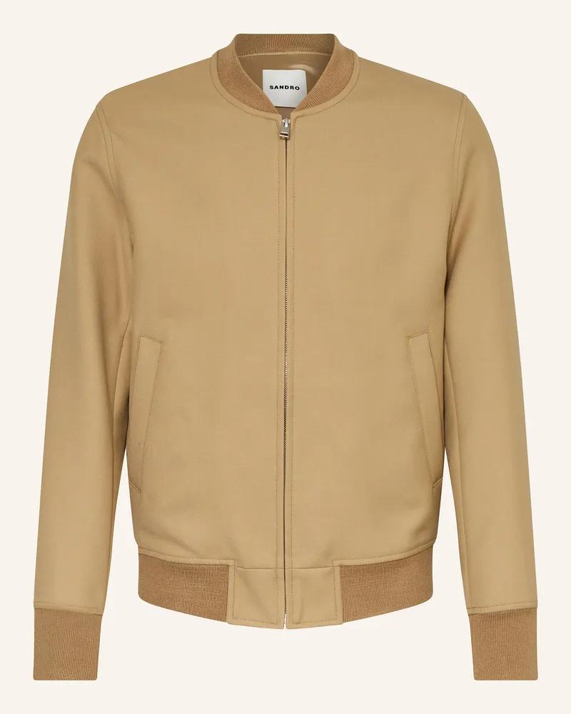 Sandro Blouson Camel