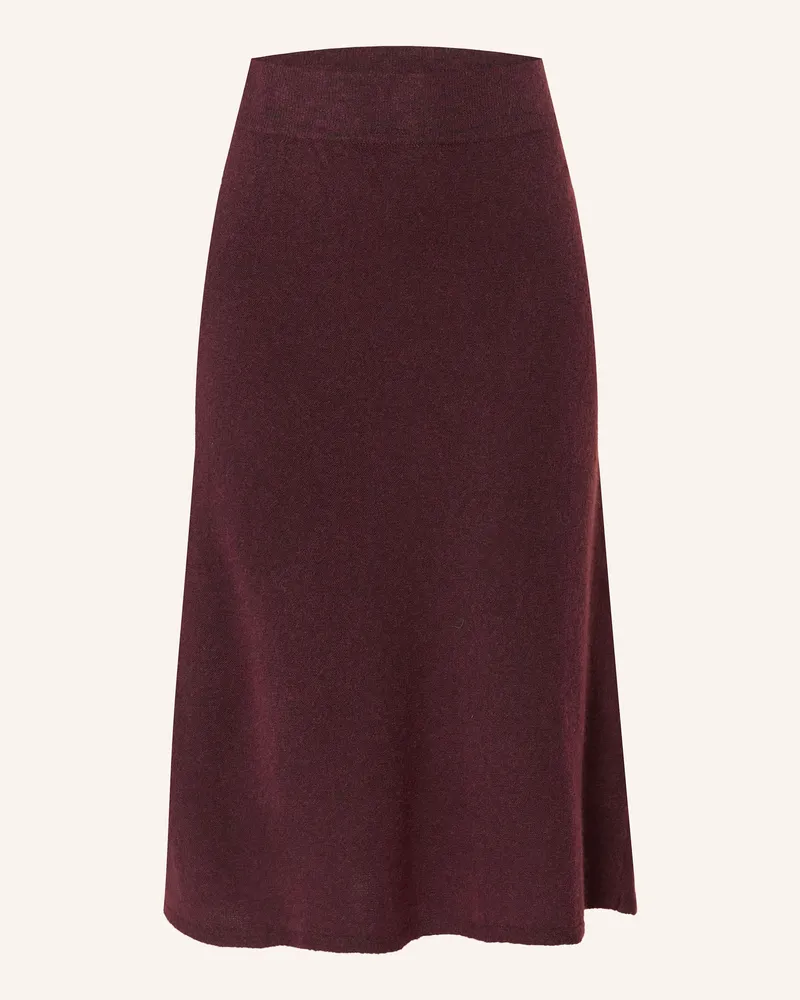 Cartoon Strickrock Dunkelrot