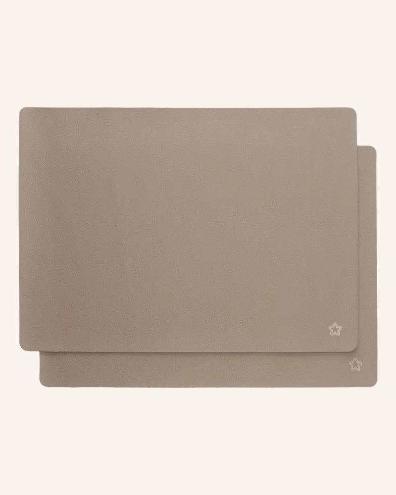 Pichler 2er-Tischset JAZZ Taupe